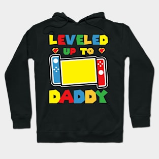 Leveled Up To Daddy Player 2 Has Entered The Game Gift For Boys Kids Men Hoodie